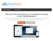 Tablet Screenshot of anxietyforum.net